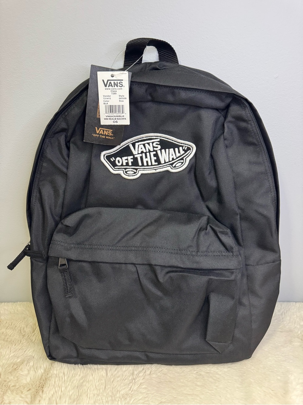 Vans Black 'Off The Wall' Backpack